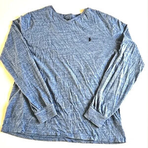 POLO Vneck Long Sleeve Sweater Shirt
